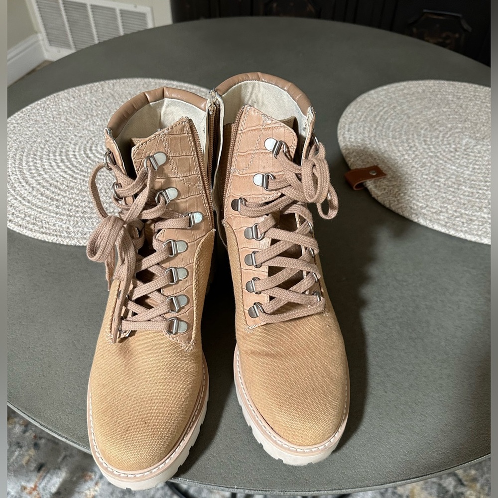 Dolce Vita beige booties. Size 9